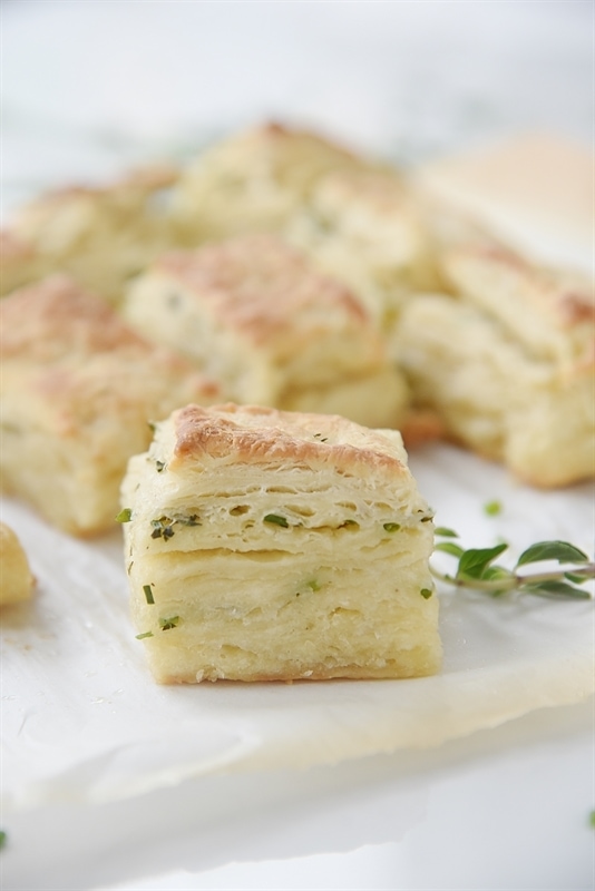 Flaky Herbed Biscuits