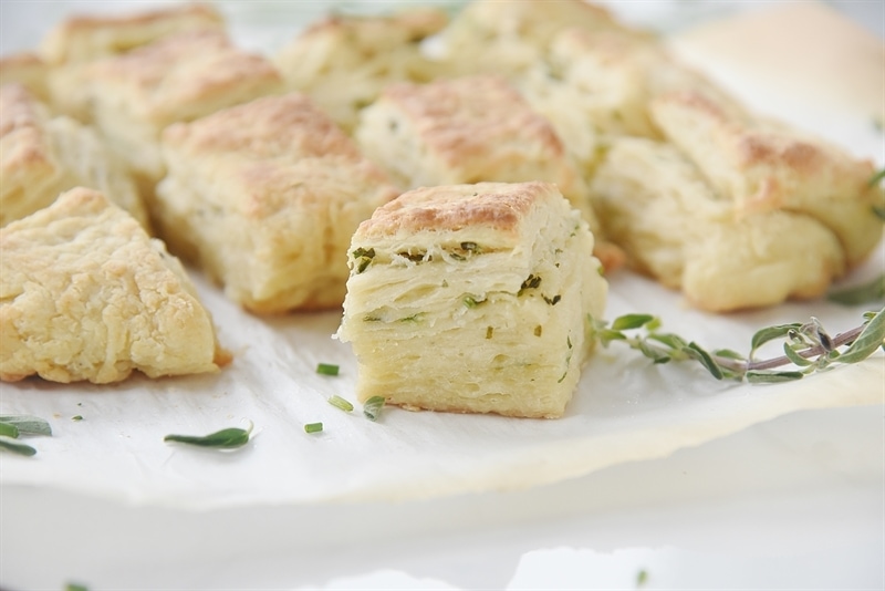 Flaky Herbed Biscuits