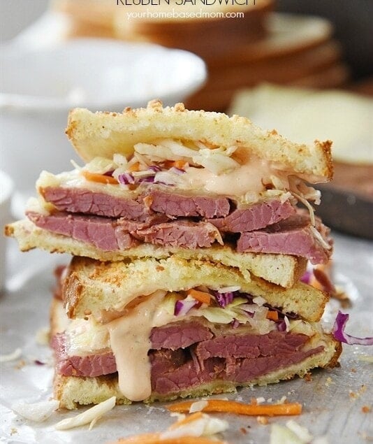 Instant Pot Corned Beef and Reuben Sandwich