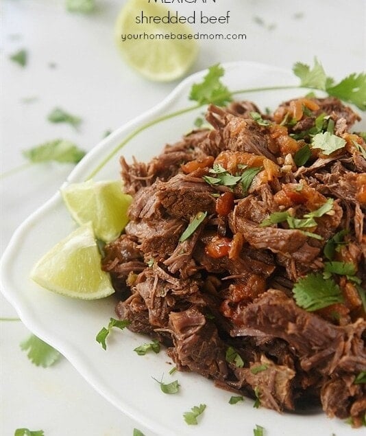 Mexican Shredded Beef {Instant Pot or Slow Cooker}