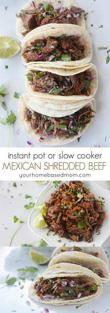 Mexican Shredded Beef {Instant Pot or Slow Cooker}