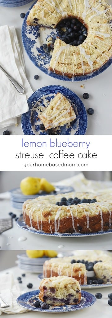 lemon blueberry coffee cake with streusel topping
