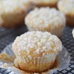 Lemon Crumb Muffins are full of flavor, moist and fluffy on the side and crunchy and sweet on the outside thanks to the streusel topping.