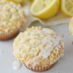 Lemon Crumb Muffins pack a a lot of lemon goodness in such a small package!