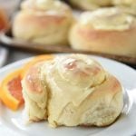 60 minute orange rolls are not only fast but delicious too!