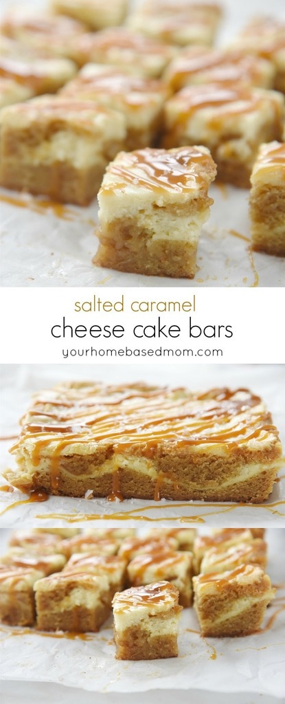 Salted Caramel Cheesecake Bars - 1