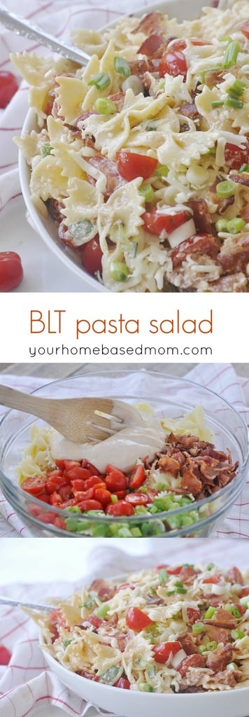 BLT Pasta Salad is the perfect summer side dish