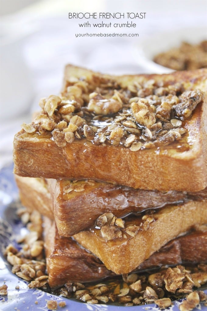 Brioche French Toast with Walnut Crumble