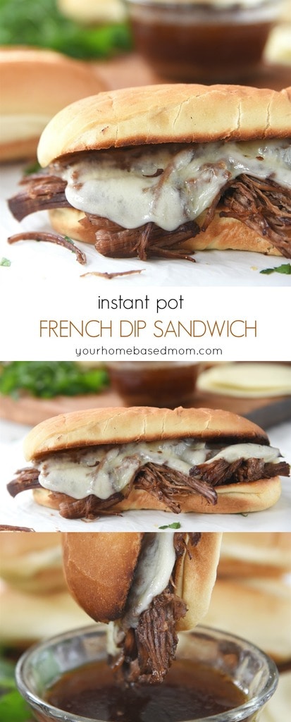 Instant Pot French Dip Sandwiches will be a family favorite.