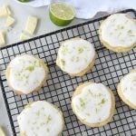White Chocolate Lime Cookies