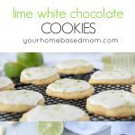 Lime White Chocolate Cookies