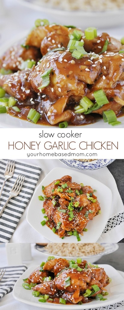 Slow Cooker Honey Garlic Chicken