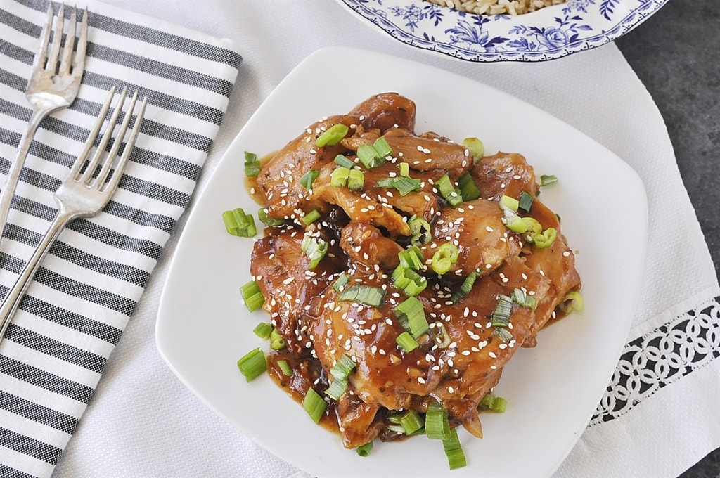 Slow Cooker Honey Garlic Chicken