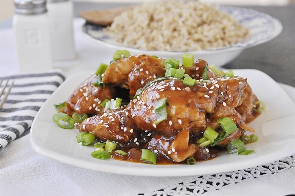 Slow Cooker Honey Garlic Chicken