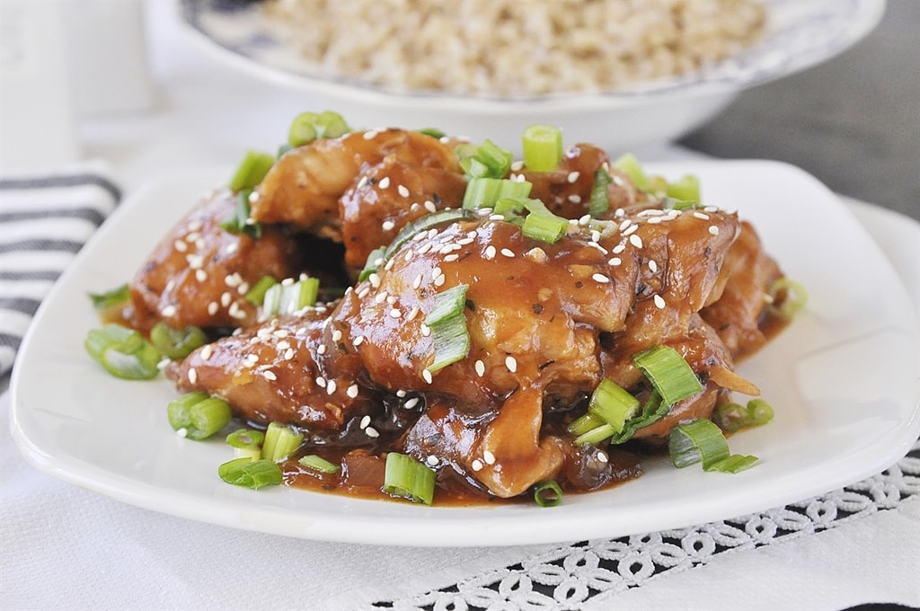 Slow Cooker Honey Garlic Chicken