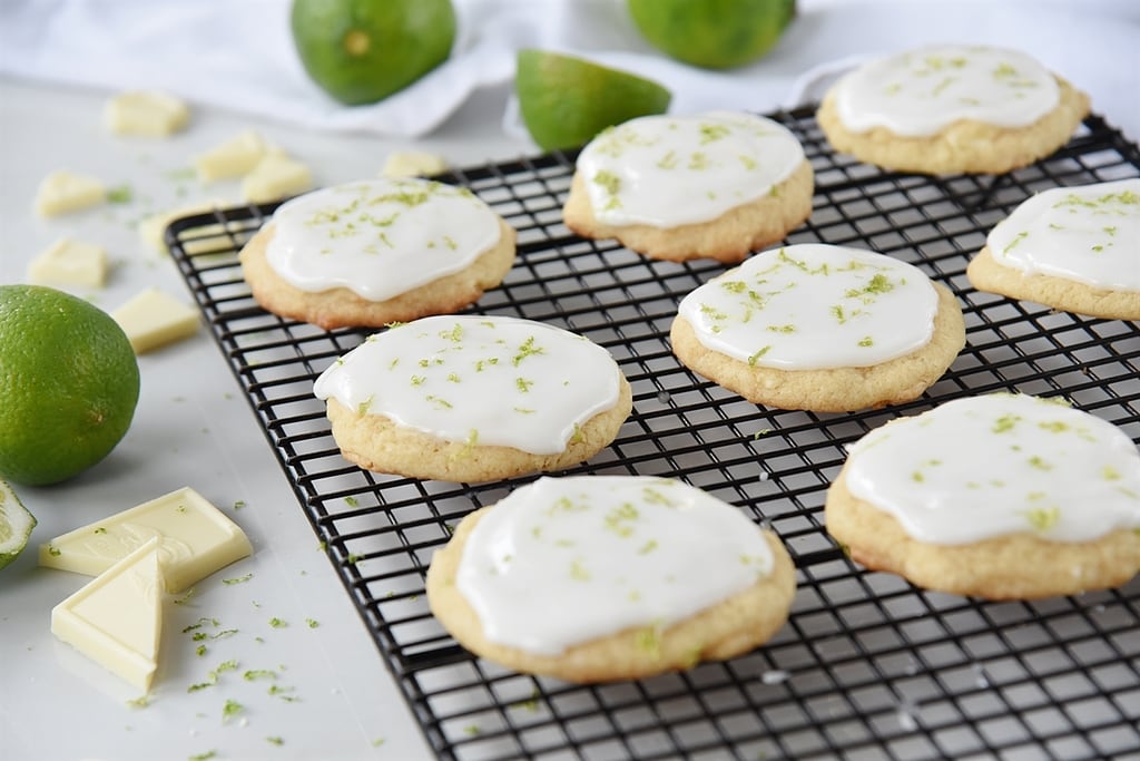 White Chocolate Lime Cookies