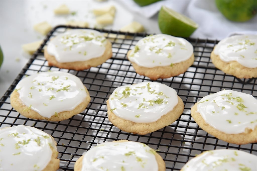 White Chocolate Lime Cookies