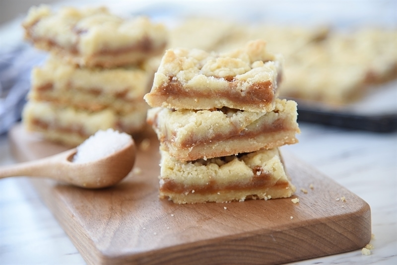 Salted Caramel Butter Bars