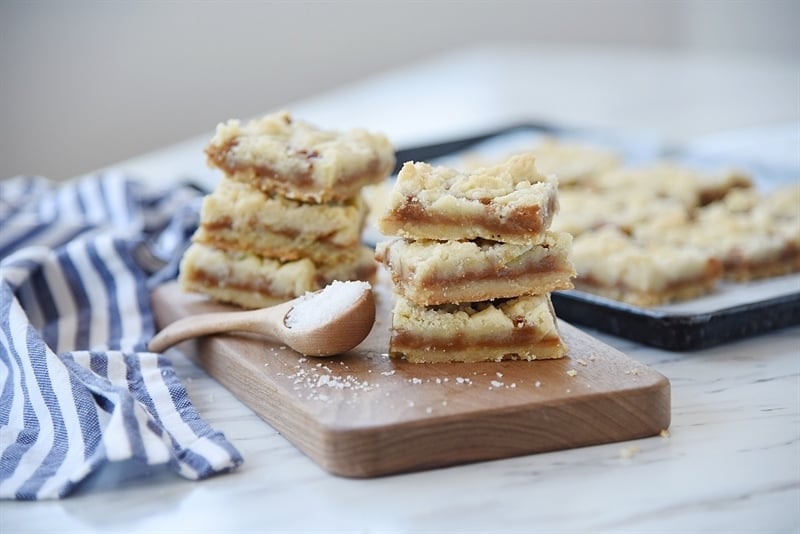 Salted Caramel Butter Bars