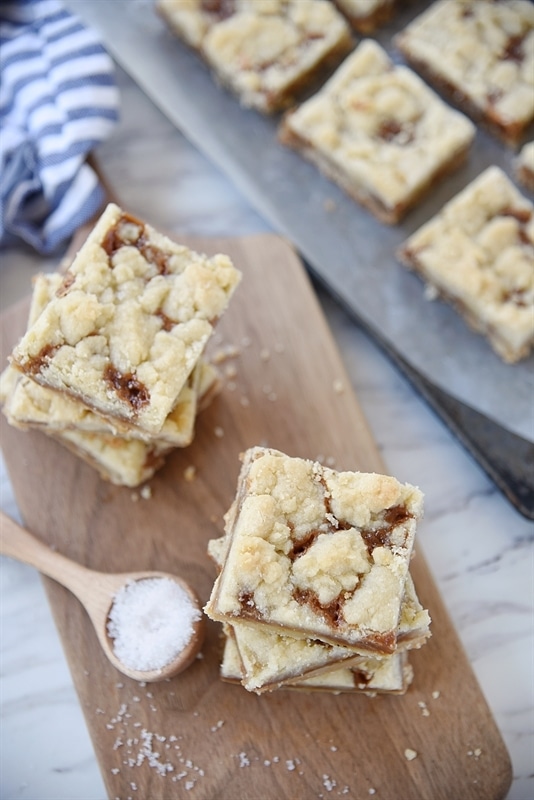 Salted Caramel Butter Bars