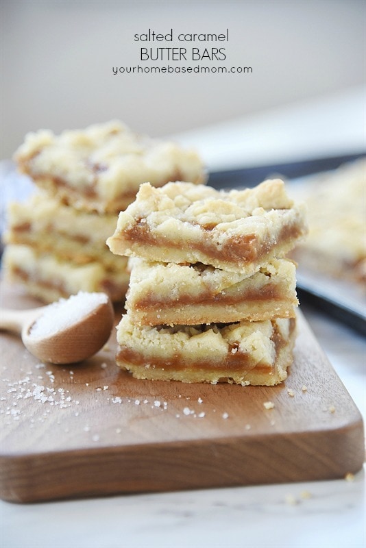 Salted Caramel Butter Bars 