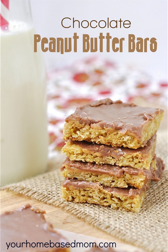 Chocolate peanut butter bars