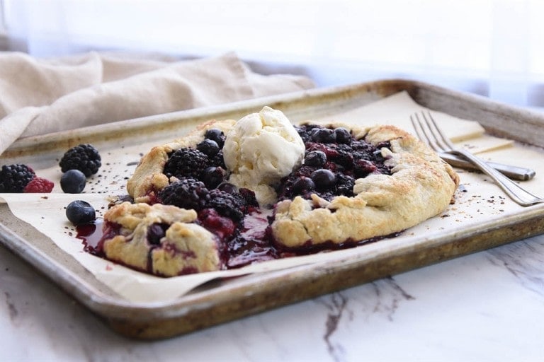 Berry Galette Recipe, A Rustic Pie Your Homebased Mom