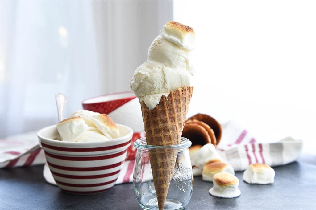 Toasted Marshmallow Ice Cream