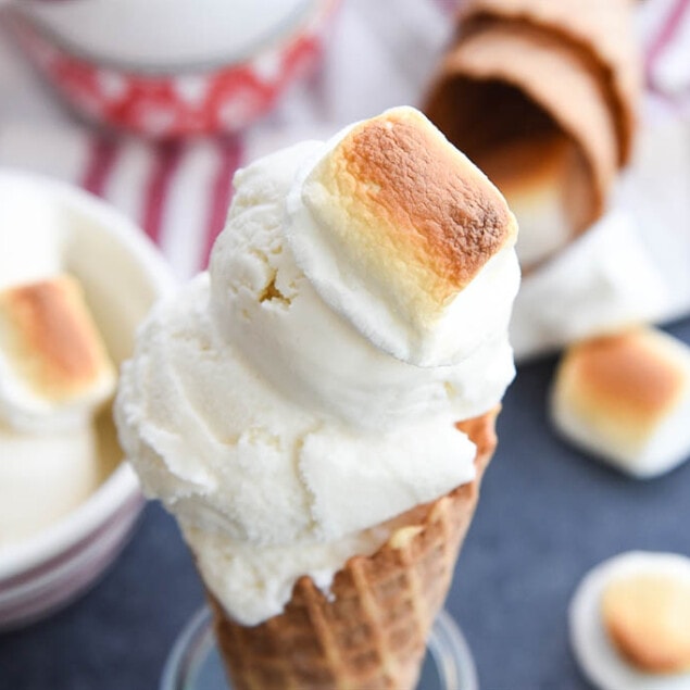 Toasted Marshmallow Ice Cream