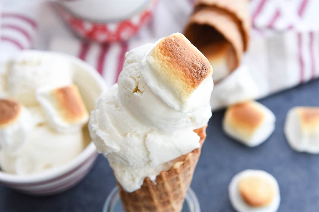 Toasted Marshmallow Ice Cream