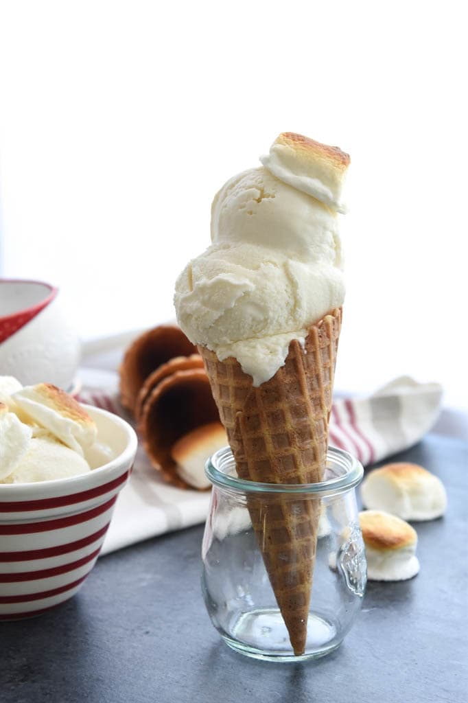 Toasted Marshmallow Ice Cream