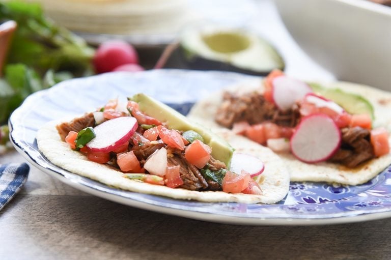 Slow Cooker Beef Brisket Tacos Recipe by Leigh Anne Wilkes
