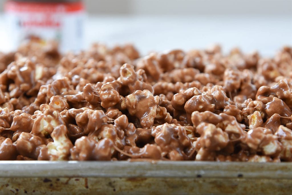 Nutella Marshmallow Popcorn