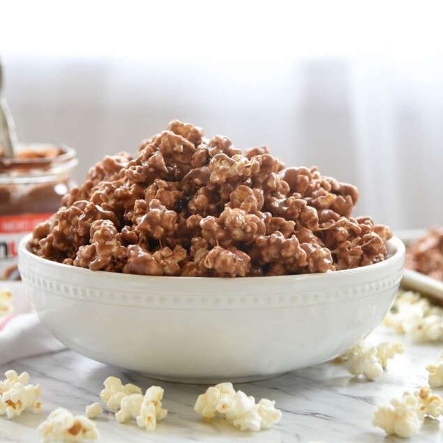 Nutella Marshmallow Popcorn