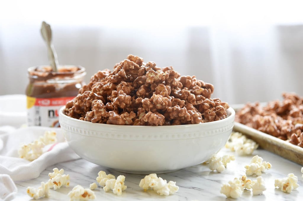 Nutella Marshmallow Popcorn
