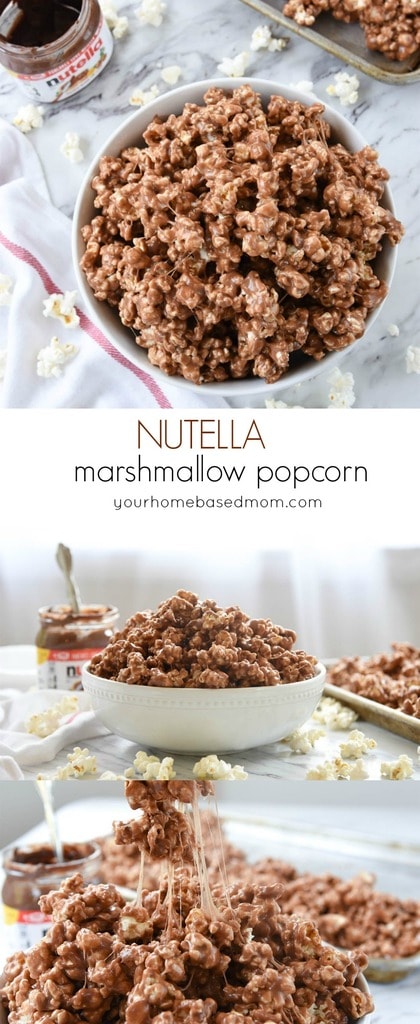Nutella Marshmallow Popcorn C