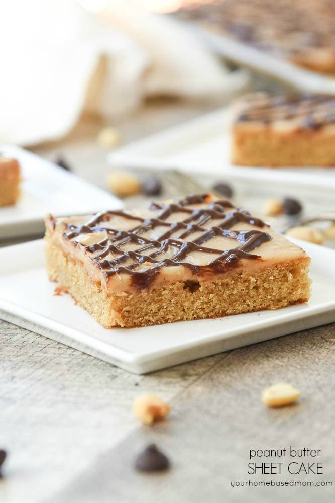 Peanut Butter Sheet Cake