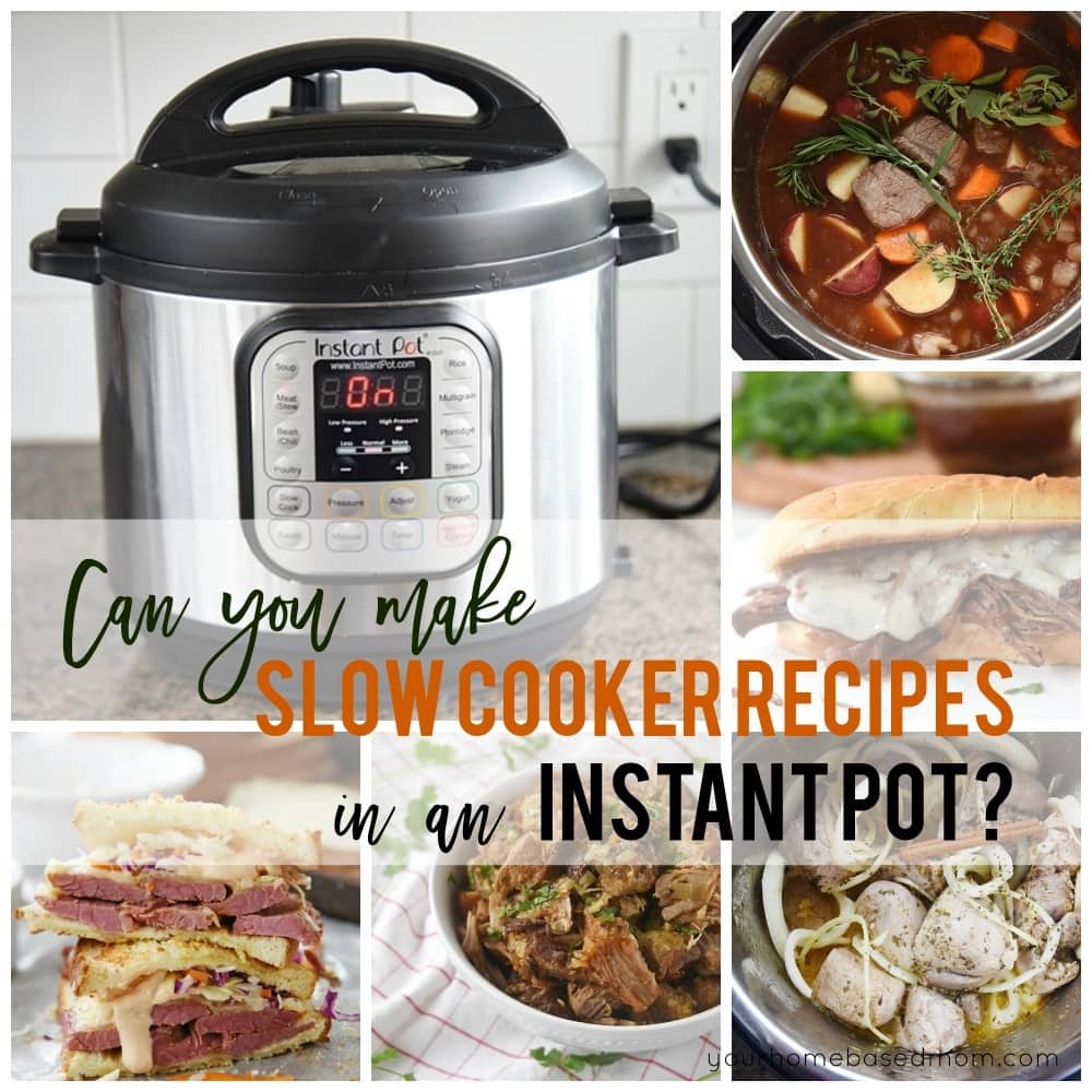 Convert slow cooker to instant pot