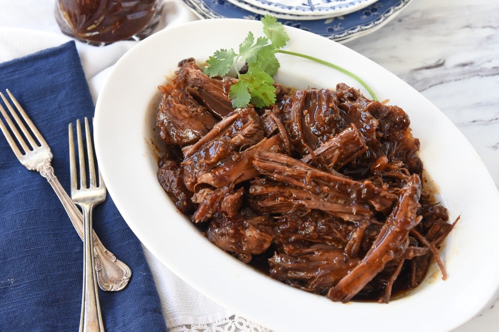 Grilled Loaf Pan BBQ Chuck Roast