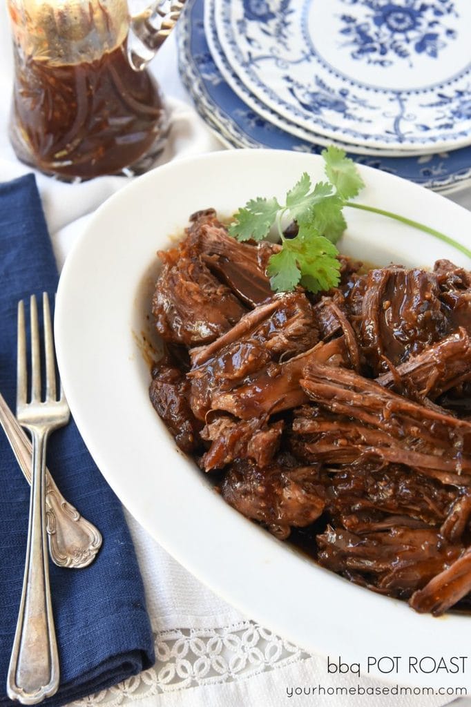 BBQ Pot Roast Recipe (Slow Cooker Option) Your Homebased Mom