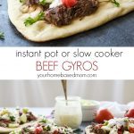 Beef Gyros in the Instant Pot or Slow Cooker