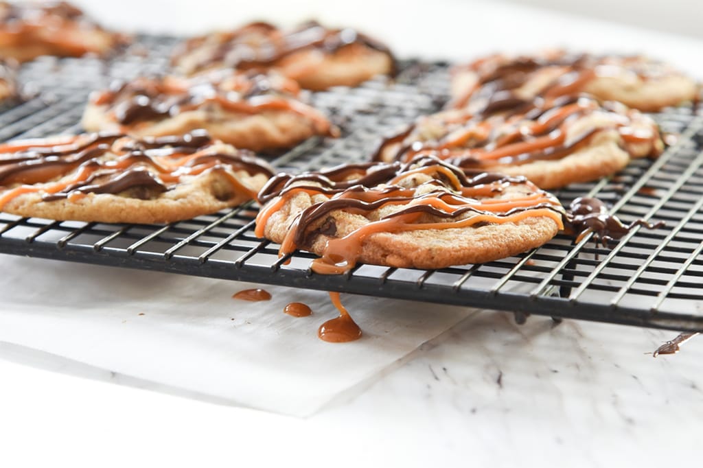 chocolate caramel cookies