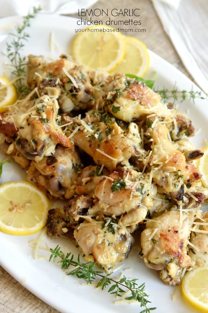 Lemon Garlic Chicken Drumettes