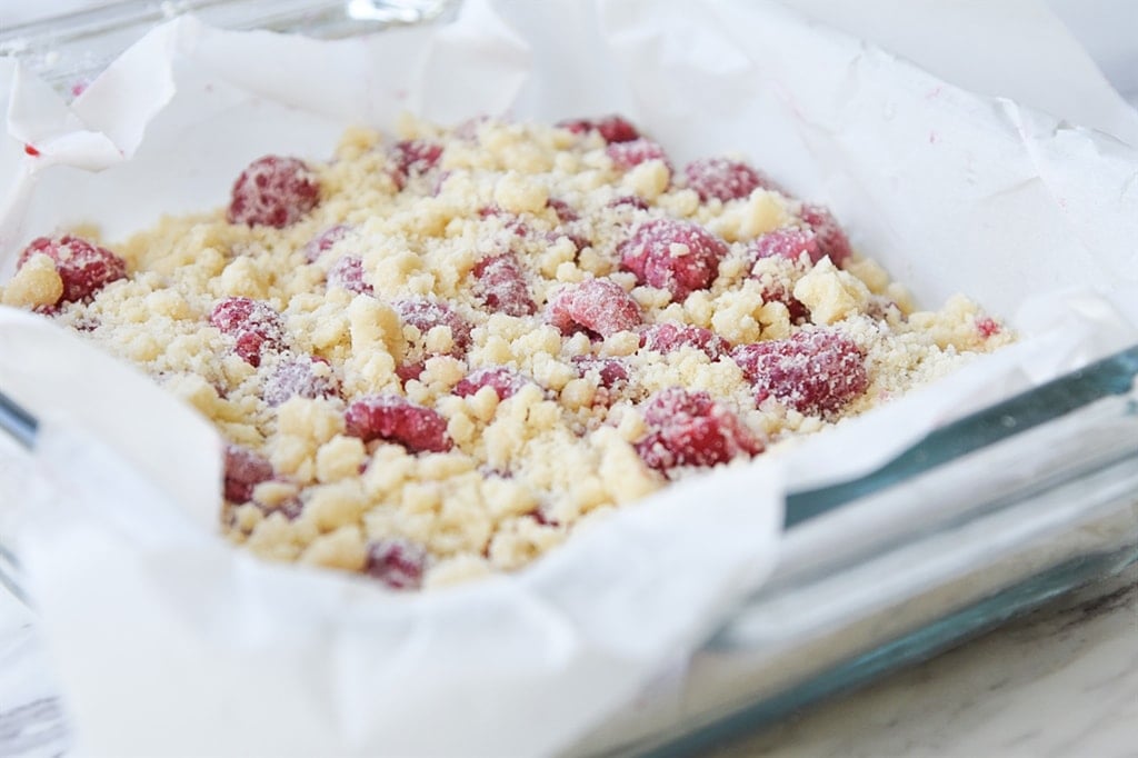 Raspberry White Chocolate Bars