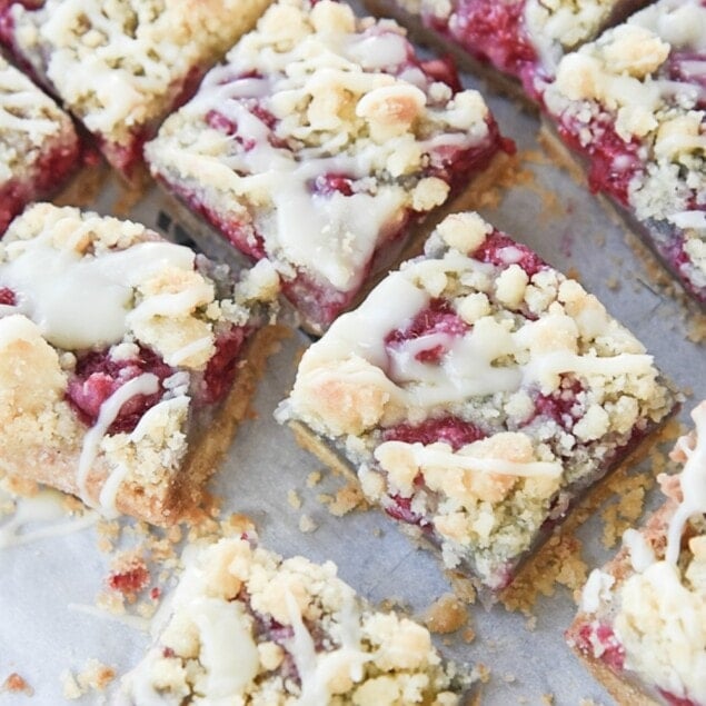 Raspberry White Chocolate Bars