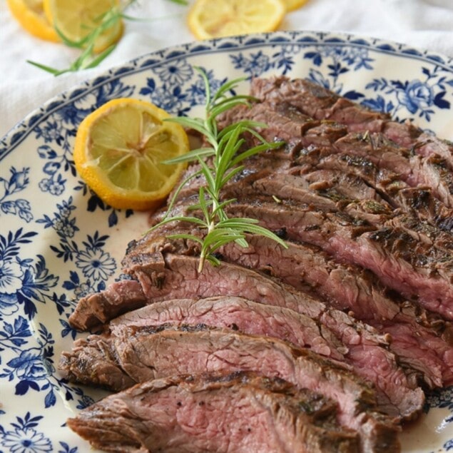Rosemary Lemon Flank Steak