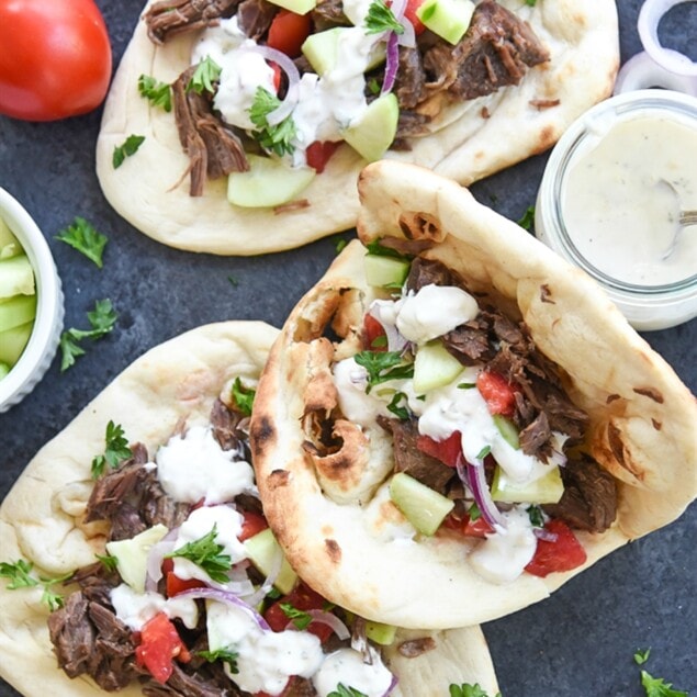 Beef Gyros in the Instant Pot