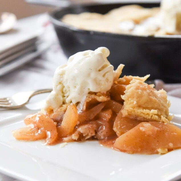 Cast Iron Skillet Apple Pie