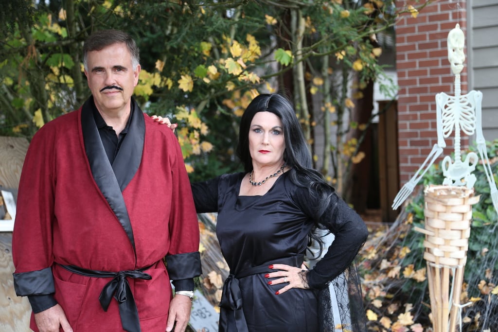 Morticia and Gomez Couple Costume