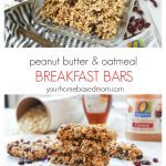 Peanut Butter & Oatmeal Breakfast Bars - C